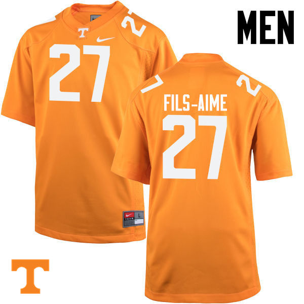 Men #27 Carlin Fils-Aime Tennessee Volunteers College Football Jerseys-Orange